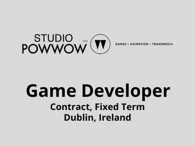 Game Developer required at Studio PowWow