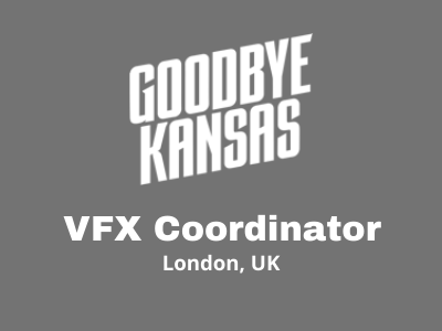 Goodbye Kansas Studios hiring VFX Coordinator