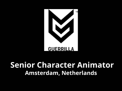 Guerrilla is hiring Senior Character Animator