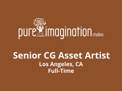 Job opening for Senior CG Asset Artist