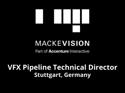 Job opening for VFX Pipeline Technical Director