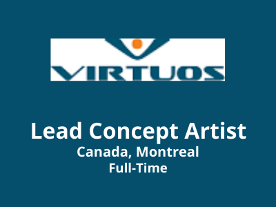 Lead Concept Artist required at Virtuos studio
