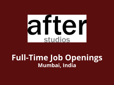 Multiple job openings at After Studios