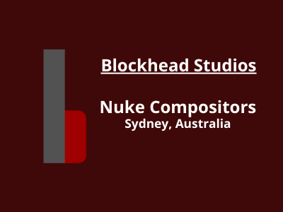 Nuke Compositors required at Blockhead Studios