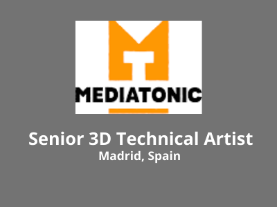 Senior 3D Technical Artist required at Mediatonic