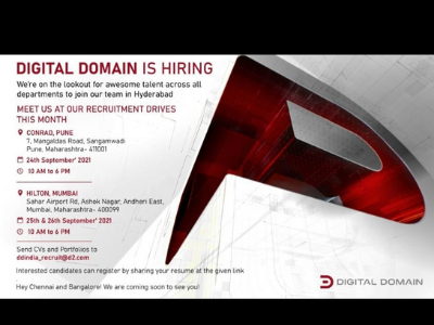Walk in Interview at Digital Doamin Studio