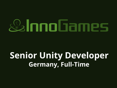Inno Games is hiring Senior Unity Developer