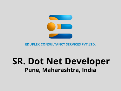 Job opening for Sr. Dot Net Developer