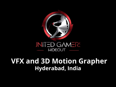 Job opening for VFX and 3D Motion Grapher
