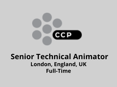 Senior Technical Animator required at CCP Games