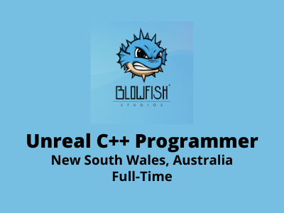 Blowfish Studios hiring Unreal C++ Programmer