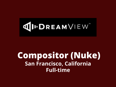 Compositors are required at Dreamview Studio