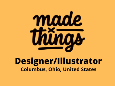 DesignerIllustrator required at Made By Things