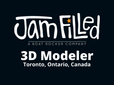 Jam Filled studios is hiring full-time 3D Modeler