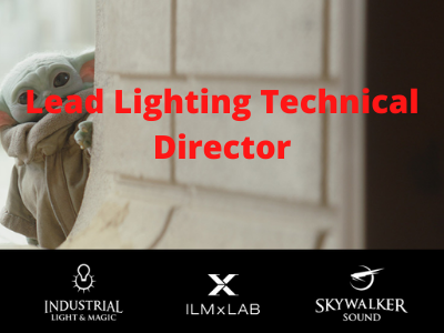 Job opening for Lead Lighting Technical Director