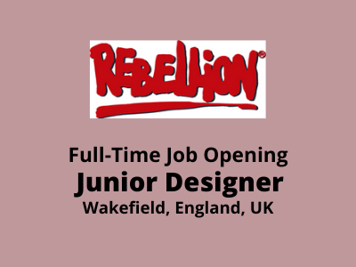 Junior Designer required at Rebellion Studios