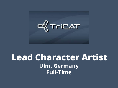  Lead Character Artist required at TriCAT Studio