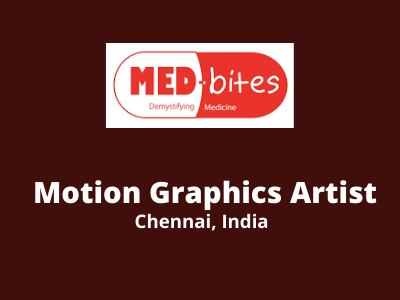 Motion Graphics Artist required at Med-bites