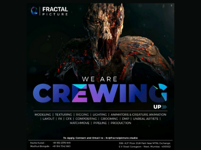Multiple job openings at Fractal Picture