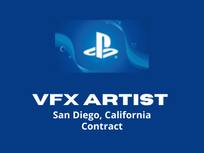 VFX Artist required at Sony Interactive Entertainment