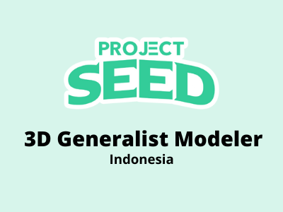 3D Generalist Modeller required at Seed Games 