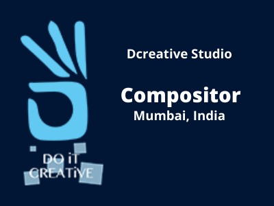 Freelance Compositors required at Dcreative Studio LLP