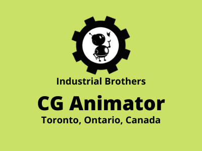 Industrial Brothers studio is hiring CG Animator