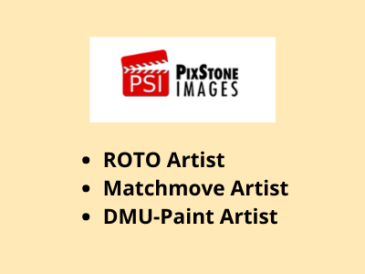 Pixstone Images is hiring Roto and Paint Artists