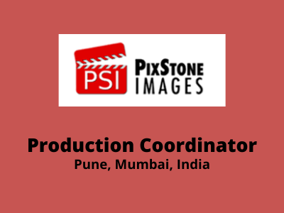 Production Coordinator required at PixStone Images