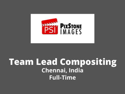 Team Lead Compositing required at Pixstone