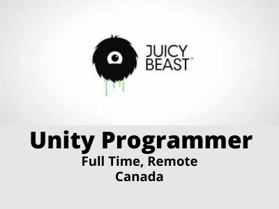 Unity Programmer required at Juicy Beast