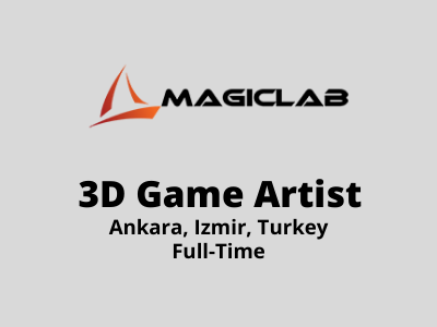 3D Game Artist required at MagicLab studio