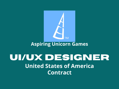 Aspiring Unicorn Games is hiring UIUX Designer