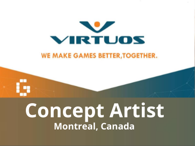 Full-time job for Concept Artist at Virtuos