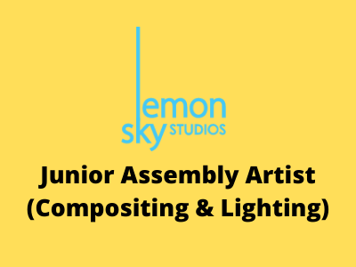 Lemon Sky Studios hiring Jr Assembly Artist