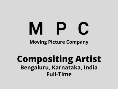 Moving Picture Company hiring Compositing Artist