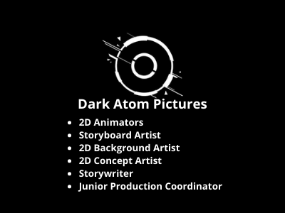 Multiple job openings at Dark Atom Pictures