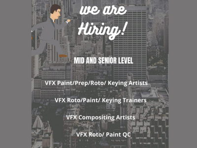 Multiple job openings at Horseman FX Studio