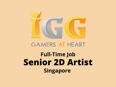Senior 2D Artist required at I Got Games Studio