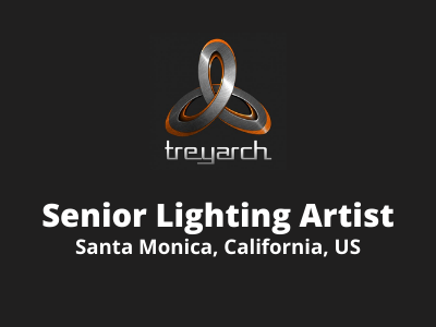 Senior Lighting Artist required at Treyarch Studio