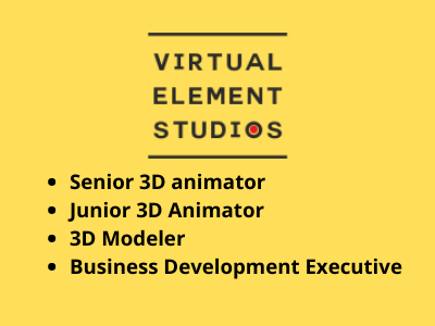 Virtual Element Studios multiple job openings