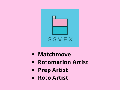 Work from home job openings at SSVFX studio