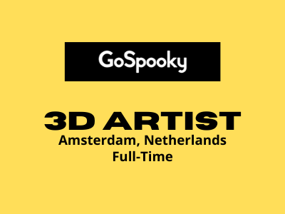Full-time 3D Artist required at GoSpooky