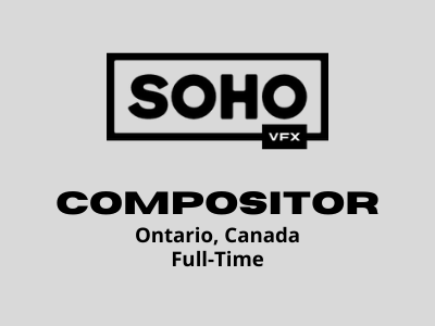 Full-time Compositor required at Soho VFX