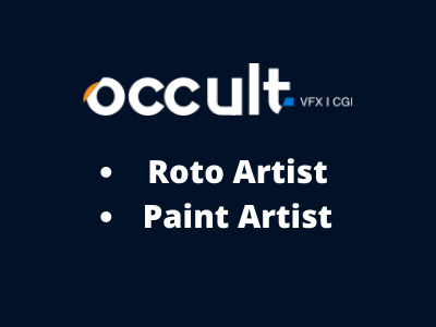 Full-time job openings at Occult studios 