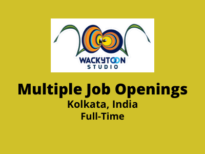 Full-time job openings at Wackytoon Studio Pvt. Ltd.