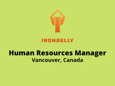 Human Resources Manager at Ironbelly Studios