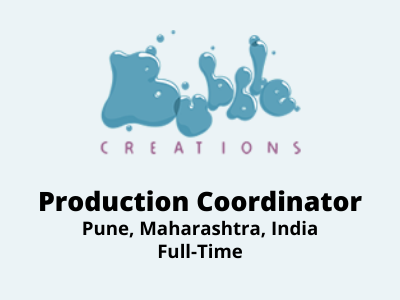 Job opening for Prodcution Coordinator