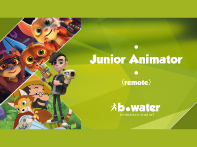 Junior Animator required at b-water Animator - 3D Animation
