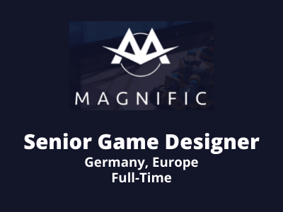Magnific Games GmbH hiring Sr. Game Designer